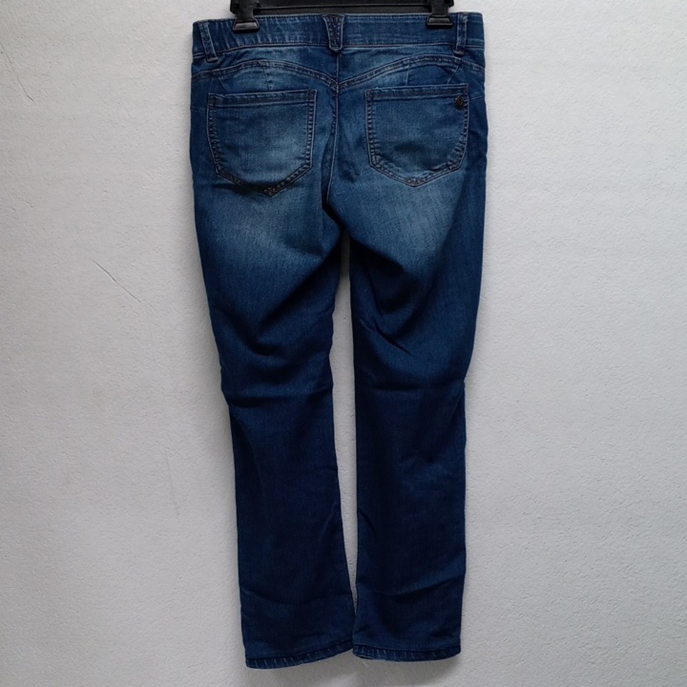 Democracy "Ab"Solution Blue Low Rise Straight Leg Jeans - Picture 4 of 6